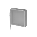SRX-SRN6620X obudowa szara n/t, 0M, IP66, I klasa, 600x600x200mm (WxSxG) | płyta montażowa | drzwi pełne | brak N+PE