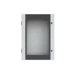 SR2-SRN7520VK obudowa szara n/t, 0M, IP65, I klasa, 700x500x200mm (WxSxG) | pusta | drzwi transparentne | brak N+PE