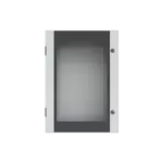 SR2-SRN7525VK obudowa szara n/t, 0M, IP65, I klasa, 700x500x250mm (WxSxG) | pusta | drzwi transparentne | brak N+PE