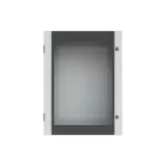 SR2-SRN8630VK obudowa szara n/t, 100M, IP65, I klasa, 800x600x300mm (WxSxG) | pusta | drzwi transparentne | brak N+PE