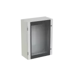 SR2-SRN8630VK obudowa szara n/t, 100M, IP65, I klasa, 800x600x300mm (WxSxG) | pusta | drzwi transparentne | brak N+PE