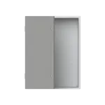 SRX-SRN8630X obudowa szara n/t, 0M, IP66, I klasa, 800x600x300mm (WxSxG) | płyta montażowa | drzwi pełne | brak N+PE