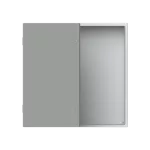 SRX-SRN8830X obudowa szara n/t, 0M, IP66, I klasa, 800x800x300mm (WxSxG) | płyta montażowa | drzwi pełne | brak N+PE