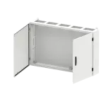 TG505S obudowa szara n/t, 300M, IP55, 850A, II klasa, 800x1300x225mm (WxSxG) | pusta | drzwi pełne | brak N+PE