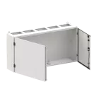 TL504G obudowa szara n/t, 240M, IP55, 850A, I klasa, 650x1300x275mm (WxSxG) | pusta | drzwi pełne | brak N+PE