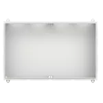 TG404GB obudowa szara n/t, 192M, IP30, 850A, I klasa, 650x1050x225mm (WxSxG) | pusta | brak drzwi | brak N+PE