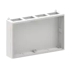 TG404SB obudowa szara n/t, 192M, IP30, 850A, II klasa, 650x1050x225mm (WxSxG) | pusta | brak drzwi | brak N+PE