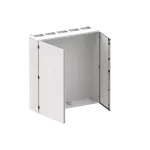 TW509G obudowa szara n/t, 540M, IP55, 850A, I klasa, 1400x1300x350mm (WxSxG) | pusta | drzwi pełne | brak N+PE