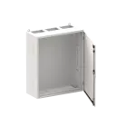 TW306S obudowa szara n/t, 216M, IP55, 850A, II klasa, 950x800x350mm (WxSxG) | pusta | drzwi pełne | brak N+PE