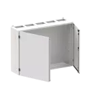 TW506S obudowa szara n/t, 360M, IP55, 850A, II klasa, 950x1300x350mm (WxSxG) | pusta | drzwi pełne | brak N+PE