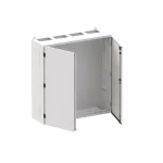 TW407S obudowa szara n/t, 336M, IP55, 850A, II klasa, 1100x1050x350mm (WxSxG) | pusta | drzwi pełne | brak N+PE