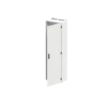 TW212S obudowa szara stojąca, 288M, IP55, 850A, II klasa, 1850x550x350mm (WxSxG) | pusta | drzwi pełne | brak N+PE