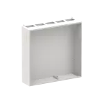 TW508GB obudowa szara n/t, 480M, IP30, 850A, I klasa, 1250x1300x350mm (WxSxG) | pusta | brak drzwi | brak N+PE