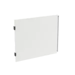 TZB304L drzwi, strona lewa, pełne, szare do obudów typu TwinLine bez zamka, 643x775.5mm (WxS)