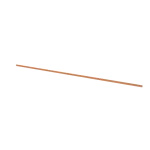 ZX2097 Szyna Cu 12x5mm, L:1027mm (do samodzielnego montażu)