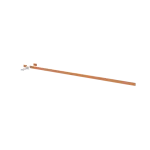 ZX2253 Szyna miedziana 30x10mm szerokość 6PW 1500mm V1, A1(do samodzielnego montażu)