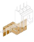 ZXAC21763 szyny doprowadzające do wyłączników Tmax T7 i Emax 1.2 3P 1000A 1x50x10