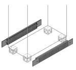 ZN0008 Cokół (zaślepki wentylowane) 100x800mm (kpl=2szt)