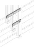 ZX670 Profil GFK łącznik szynowy izolacyjny 120mm