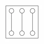 Złączka przelotowa WLZ35/3x35/z zielona