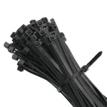 Qoltec Opaski zaciskowe Trytki kablowe | 7.2*200mm | 50 szt. | Nylon66 | UV | Czarne