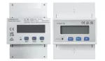 Licznik energii, 3-fazowy, 3p4w; wyświetlacz LCD; pomiar bezpośredni do 80A (bez przekładników prądowych) lub półpośredni z przekłądnikami o prądzie wtórnym 5A lub 1A (brak w zestawie)