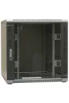 Szafa ramowa stojąca EmiterNet Top, 16U, wym. 800X800x820 (szer. x gł. x wys. mm), drzwi blacha/szkło