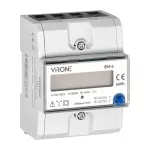 3-fazowy wskaźnik zużycia energii elektrycznej, 80A, dodatkowy wskaźnik, wyjście impulsowe, przycisk RESET, 2 moduły, DIN TH-35mm
