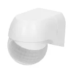 Czujnik ruchu 180st. IP44, 800W, mini, biały