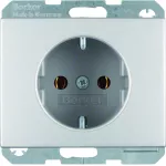 K.5 Gniazdo SCHUKO alu
