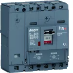 MCCB Wyłącznik mocy h3+ P160 4P 125A 25kA TM