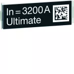 ACB HW4 Wtyczka z oznaczeniem znamionowym wyłącznika 3200A Ultimate