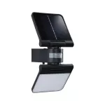 Oprawa elewacyjna LESLA LED 12.5W solar PIR 1000lm 3000K IP65 USB-C 3.6V antracyt / tworzywo sztuczne