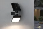 Oprawa elewacyjna LESLA LED 12.5W solar PIR 1000lm 3000K IP65 USB-C 3.6V antracyt / tworzywo sztuczne