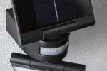 Oprawa elewacyjna LESLA LED 12.5W solar PIR 1000lm 3000K IP65 USB-C 3.6V antracyt / tworzywo sztuczne