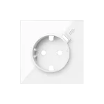 SIMON 100 W100-10000050X-130 Pokrywa do gniazda Schuko z zintegrowaną ładowarką 1xUSB C; biały