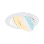 Oprawa do wbudowania ANMUS LED 3-STEP DIM 5W 700lm 105mm 2700K-6500K IP20 230V biały / aluminium