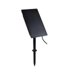 Taśma zewnętrzna LED solar 10m 3,2W DIM 3000K 28lm/m czujnik zmierzchu pilot 5V IP44 czarny / tworzywo sztuczne