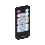 Taśma zewnętrzna LED solar 10m 3,8W DIM RGB 14lm/m czujnik zmierzchu pilot 5V IP44 czarny / tworzywo sztuczne