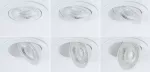 Zestaw opraw do wbudowania ANMUS LED 3-STEP DIM 3X5W 700lm 105mm 2700K-6500K IP20 230V biały / aluminium