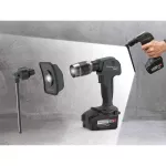 Akumulatorowa lampa robocza w zestawie z wymiennymi głowicami MULTILIGHT CONNECT KIT 49.0518