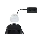 Oprawa do wbudowania EBL COLE SET COIN 3-STEP DIM 6W 470lm 2700K IP44 230V czarny / aluminium