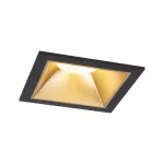 Oprawa do wbudowania EBL COLE SET COIN 3-STEP DIM 6W 470lm 2700K IP44 230V czarny matowy / złoty / aluminium