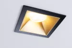 Oprawa do wbudowania EBL COLE SET COIN 3-STEP DIM 6W 470lm 2700K IP44 230V czarny matowy / złoty / aluminium