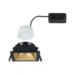 Oprawa do wbudowania EBL COLE SET COIN 3-STEP DIM 6W 470lm 2700K IP44 230V czarny matowy / złoty / aluminium