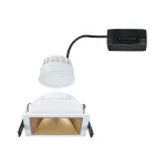 Oprawa do wbudowania EBL COLE SET COIN 3-STEP DIM 6W 470lm 2700K IP44 230V biały / złoty matowy / aluminium
