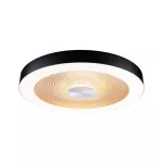 Plafoniera VOLEA 25W DIM 400MM 2900lm 3000K IP44 230V czarny / złoty / tworzywo sztuczne