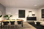 Plafoniera VOLEA 25W DIM 400MM 2900lm 3000K IP44 230V biały / srebrny/ tworzywo sztuczne