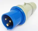 Wtyczka izolacyjna przenośna 32A /250V 2p+z IP-44