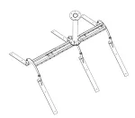 Konstrukcja na kalenice dla turbiny Ecorote 300/Ecorote 1000